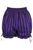 Purple/Black Striped Bloomers