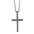 Necklace Antique Box Cross 24Inch