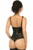 Lavish Patent Open Cup Underwire Waist Cincher