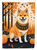Shiba Inu Fall Garden Flag