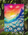 Daisies in Color Garden Flag