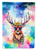 Hippie Animal Stag Deer Garden Flag
