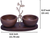 Acacia Wood Two  Nut Bowls