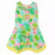 AnnLoren Little Big Girls Pink Flamingo Palm Tree Kids Swing Tropical Dress Spring Summer
