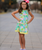 AnnLoren Little Big Girls Pink Flamingo Palm Tree Kids Swing Tropical Dress Spring Summer