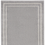 6' Gray And Ivory Indoor Outdoor Runner Rug