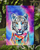 Hippie Animal White Tiger Garden Flag