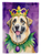 Anatolian Shepherd Dog King of Mardi Gras Garden Flag