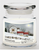 Courtside Market Quilted Barn Candle Glass Jar with Glass Lid