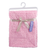 Blue 2 Piece Bordered Box 100% Polyester Bath Mat Set