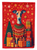 Greyhound Holiday Christmas Garden Flag