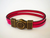 Spiral Leather Bracelet (Silver or Brass)