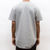 QUILTED SCALLOP TEE- GREY