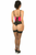 Lavish Patent Open Cup Underwire Waist Cincher