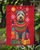 Glen of Imaal Terrier Holiday Christmas Garden Flag