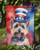 Cairn Terrier Patriotic American Garden Flag