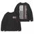 Vintage Red Line Crewneck Sweatshirt Black