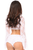 Sheer Lace Peasant Top with Bell Sleeves