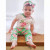 AnnLoren Baby Girls Layette Floral Onesie Pants Headband 3piece Gift Set Clothing