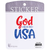 Sticker God Bless The USA