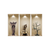 Set of Three Acy Faux Niche 3D Peel and Stick Wall Decals