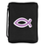 Bible Cover Purple Fish Black Large