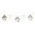 House and Tube Vase String Garland