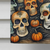 Calaveras Sugar Skulls Spooky Halloween House Flag