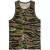 Mens Tank Top Tiger Stripe