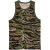 Mens Tank Top Tiger Stripe