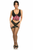 Lavish Mesh Open Cup Waist Cincher