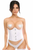 Lavish Satin Open Bust Underwire Short Underbust Corset