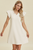 Double Take Full Size Ruffled V-Neck Cap Sleeve Dress