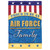 Proud To Be An Air Force Family Double Applique Garden Flag