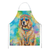 Golden Retriever Hippie Dawg Apron