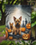 Norwich Terrier Spooky Halloween Garden Flag