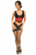 Lavish Mesh Open Cup Waist Cincher