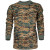 Men's Long Sleeve T-Shirt - Digital Woodland