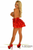 Satin LayeRuffle Skirt