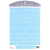 Sticker Blue Inspirational Collection