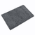 White 2 Piece Striped Fake Fur Rabbit Bathroom Bath Mat