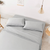 Black 200 Embroidery Soft Cozy Sheet Set Wrinkle Resistant