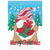 Merry Christmas Gnome Flag Poly Garden