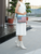 Madeline Printed Flag Vegan Leather Women's Crossbody Bag