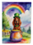 Irish Setter St Patrick's Day Garden Flag