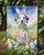 Dalmatian Easter Egg Hunt Garden Flag