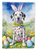 Dalmatian Easter Egg Hunt Garden Flag