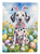 Dalmatian Easter Egg Hunt Garden Flag