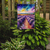 English Lavender in Color Garden Flag