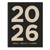 2026 Burnt Black Large Weekly Monthly Planner